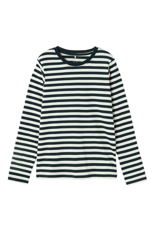 T-shirt - Azul-marinho e branco - Name It Kids