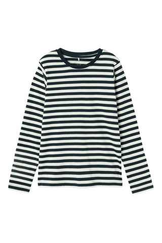T-shirt - Azul-marinho e branco - Name It Kids