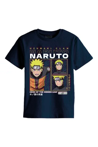 T-shirt Naruto Shippuden - Azul-escuro - Name It Kids