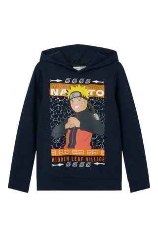 Sweat com capuz Naruto Shippuden - Azul-escuro - Name It Kids