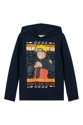 Sweat com capuz Naruto Shippuden - Azul-escuro - Name It Kids