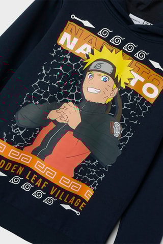 Sweat com capuz Naruto Shippuden - Azul-escuro - Name It Kids
