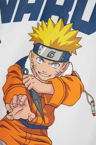 T-shirt Naruto Shippuden - Branco - Name It Kids