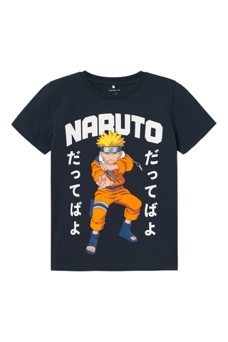 T-shirt Naruto Shippuden - Azul-escuro - Name It Kids