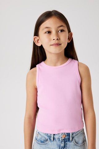 Camisola de alças em algodão biológico - Rosa - Name It Kids