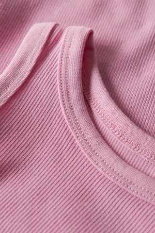 Camisola de alças em algodão biológico - Rosa - Name It Kids