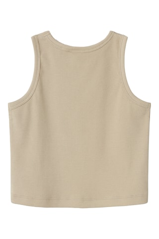 Camisola de alças em algodão biológico - Bege - Name It Kids