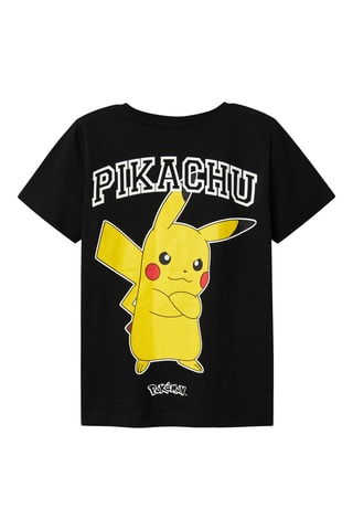 T-shirt Pikachu Pokémon - Preto - Name It Kids