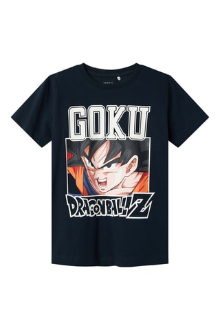 T-shirt Son Goku Dragon Ball - Azul-escuro - Name It Kids