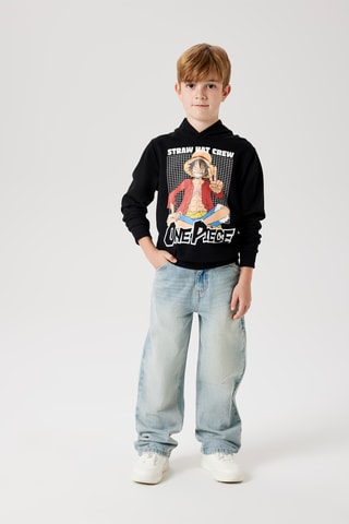 Sweat com capuz Luffy One Piece - Preto - Name It Kids