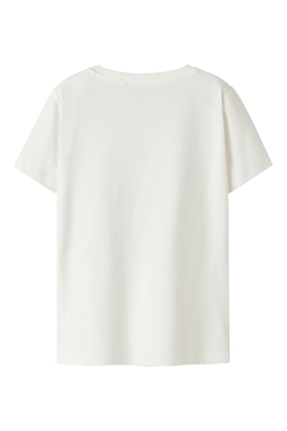 T-shirt em algodão biológico - Cru - Name It Kids