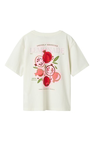 T-shirt em algodão biológico - Cru - Name It Kids
