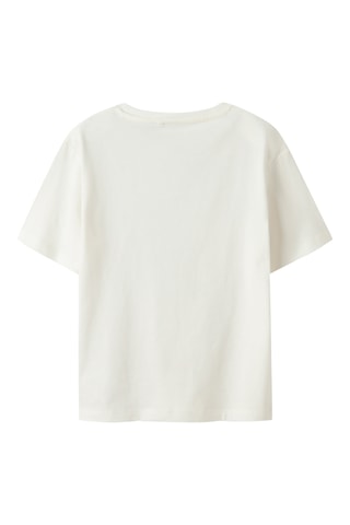 T-shirt em algodão biológico - Cru - Name It Kids