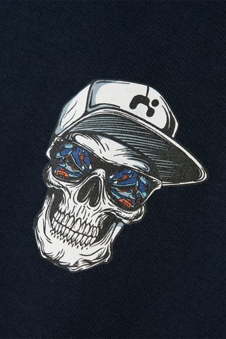 Sweat em algodão biológico - Azul-marinho - Name It Kids