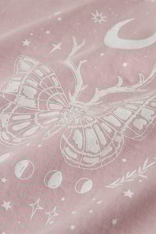 Sweat em algodão biológico - Malva - Name It Kids