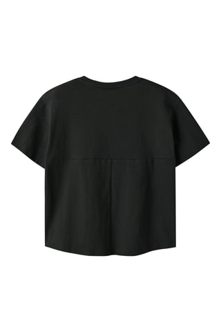T-shirt em algodão biológico - Preto - Name It Kids