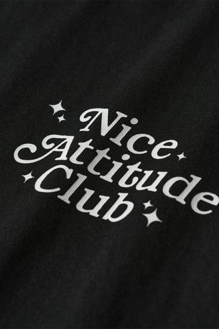 T-shirt em algodão biológico - Preto - Name It Kids