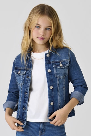 Casaco de ganga - Azul-escuro - Kids Only Girl