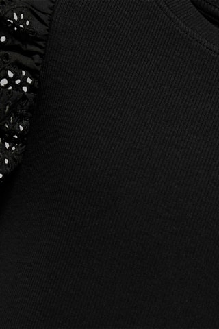 Vestido em algodão biológico - Preto - Kids Only Girl
