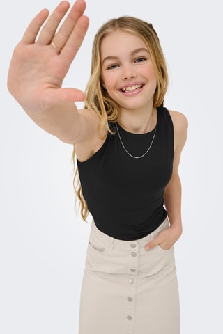 Camisola de alças - Preto - Kids Only Girl