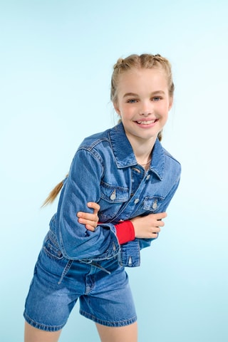 Casaco de ganga - Azul-celeste - Kids Only Girl