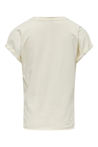 T-shirt em algodão biológico - Cru - Kids Only Girl