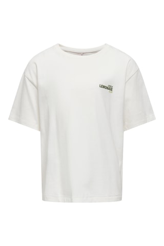 T-shirt em algodão biológico - Cru - Kids Only Girl