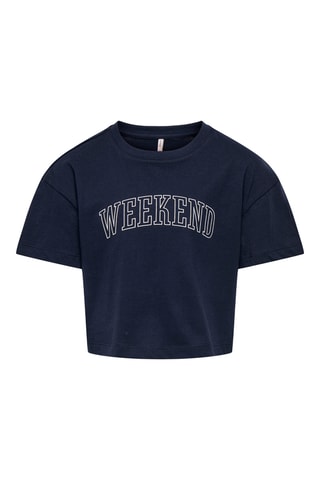 T-shirt - Azul-noite - Kids Only girl