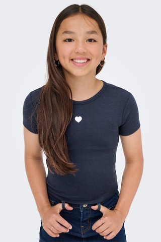T-shirt - Azul-noite - Kids Only Girl