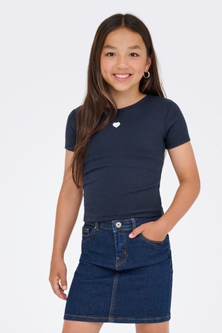 T-shirt - Azul-noite - Kids Only Girl