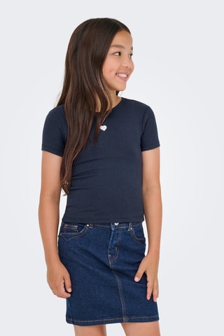 T-shirt - Azul-noite - Kids Only Girl