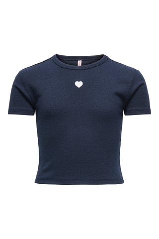 T-shirt - Azul-noite - Kids Only Girl
