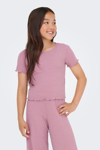 T-shirt - Roze - Kids Only Girl