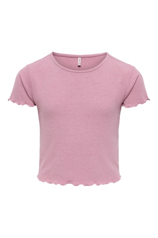 T-shirt - Roze - Kids Only Girl
