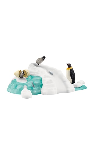 Família de pinguins no bloco de gelo Wild Life - A partir de 3 anos