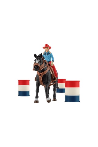 Cowgirl et tonneaux Racing Farm World - Dès 3 ans