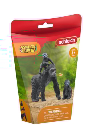 Família de gorilas Wild Life 3 peças - A partir dos 3 anos