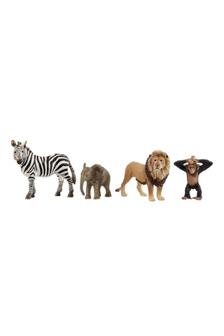 Coffret Os Meus Primeiros Animais de África Wild Life - 4 peças - A partir dos 3 anos