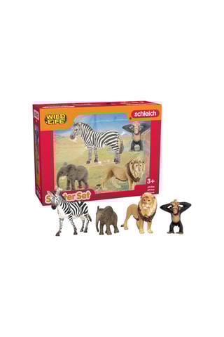 Coffret Os Meus Primeiros Animais de África Wild Life - 4 peças - A partir dos 3 anos