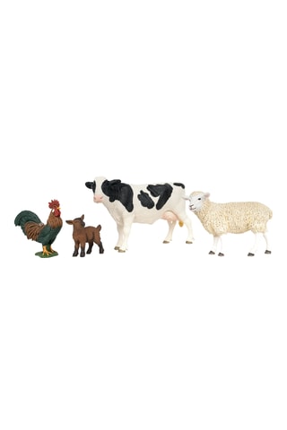 Coffret Mes Premiers Animaux de la Ferme Farm World - 4 pièces - Dès 3 ans