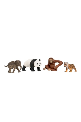 Coffret Os Meus Primeiros Animais da Ásia Wild Life - 4 peças - A partir dos 3 anos