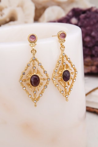 Boucles d’oreilles - Améthystes