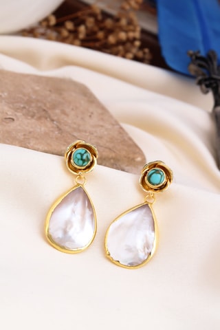 Boucles d'oreilles - Turquoises