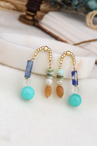 Boucles d’oreilles - Amazonites