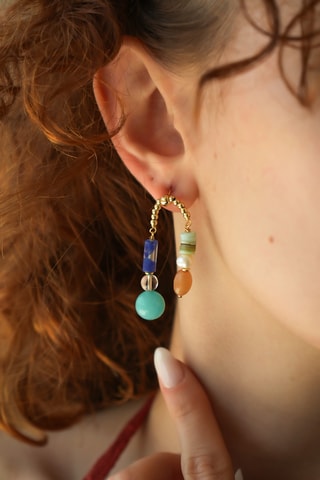 Boucles d’oreilles - Amazonites