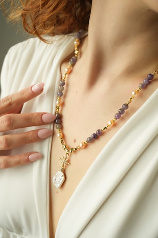 Collier - Améthystes