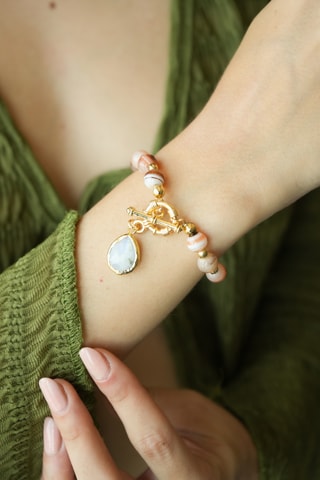 Bracelet - Agate et pierres de lune