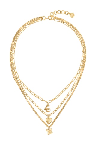 Collier multi-rangs - Doré