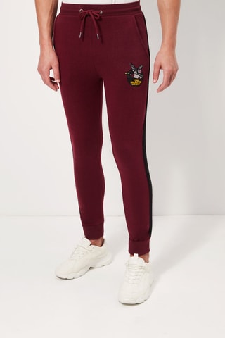 Joggingbroek Bordeauxrood