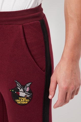 Joggingbroek Bordeauxrood